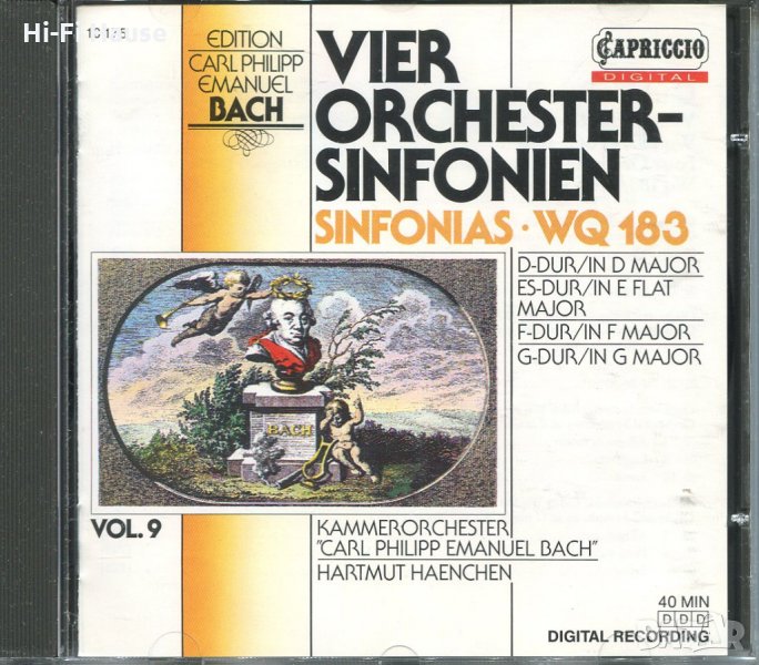  Vier Orchester - Sinfonien-Sinfonias Wq 183, снимка 1