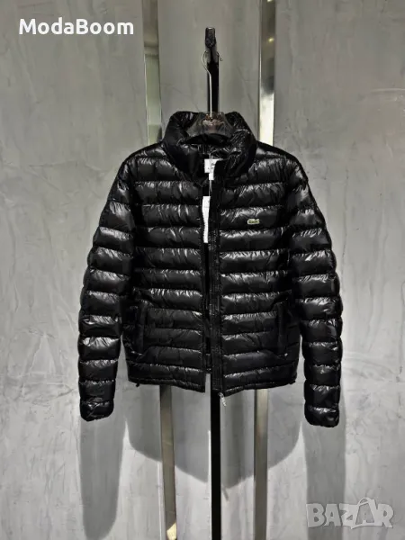 Lacoste мъжки зимно черно яке , снимка 1
