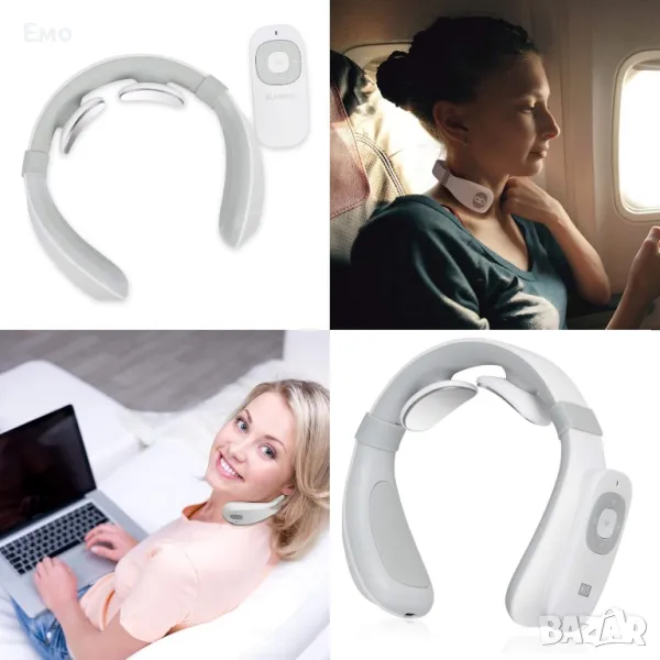 Интелигентно оборудване за масаж на врата с безжична функция - TV991, снимка 1