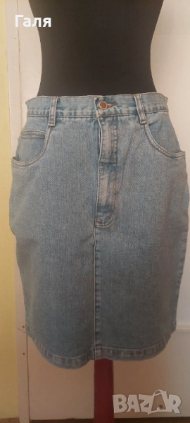 Дънкова пола Bill Blass размер 14 + 1 д.пола подарък , снимка 1