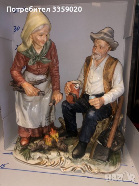 продавам старинна керамична фигура, снимка 1