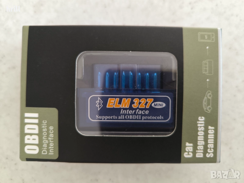 Нов Bluetooth OBD2 ELM327 за четене и триене на грешки от автомобили, снимка 1