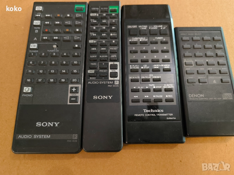 Дистанционно Sony Denon Technics , снимка 1