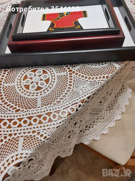 Ръчно изработени подноси - 3 броя, снимка 1