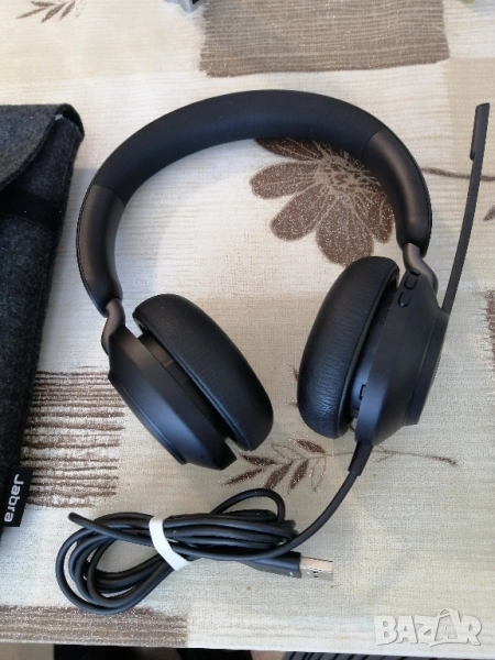 Слушалки Jabra Evolve2 40 MS Stereo, USB, Черни , снимка 1