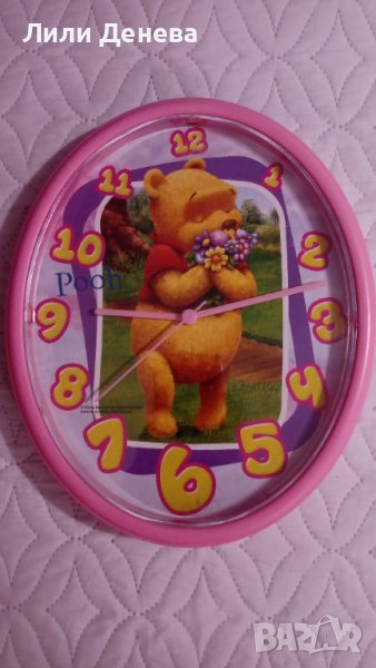 Детски стенен часовник с Мечо Пух 10 лв. , снимка 1