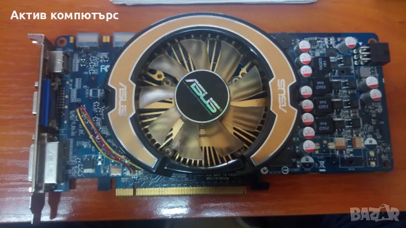 Видеокарта ASUS EN9800GT/DI/1GD3/A 1024MB GDDR3 256-bit DVI HDMI VGA PCI-E, снимка 1