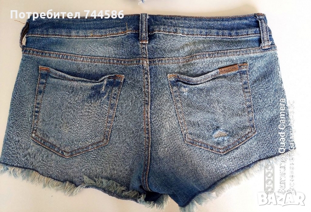 2 бр къси дънкови панталони, снимка 9 - Къси панталони и бермуди - 36089658