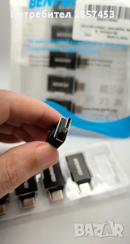 BENFEI USB-C към USB 3.0 адаптери – комплект 5 броя, Black, снимка 4 - Кабели и адаптери - 56047940