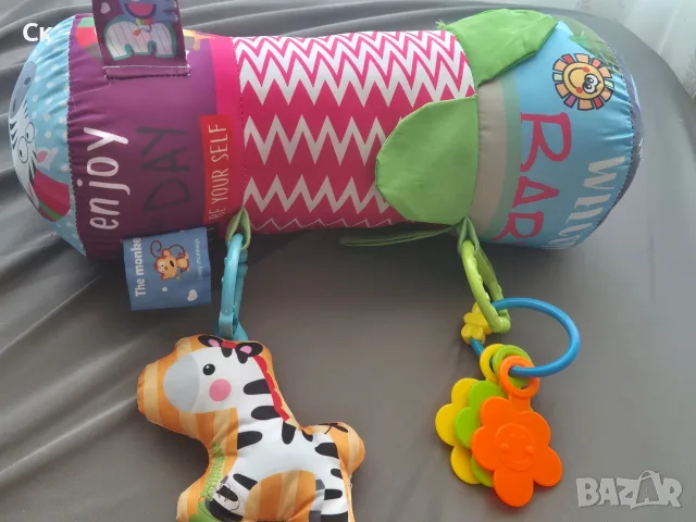 Музикална въртележка + възглавница за игра по корем, снимка 5 - Музикални играчки - 55750569