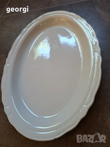 българско порцеланово плато елипса 26/2, снимка 3 - Сервизи - 50598274
