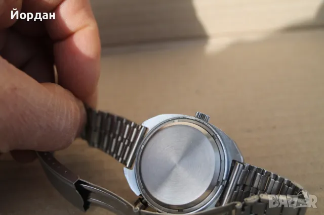 СССР мъжки часовник ''Полет'' хронограф  23 камъка, снимка 7 - Мъжки - 49483691