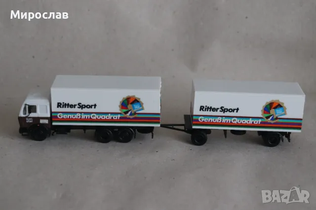 HERPA  1:87 H0 MERCEDES BENZ КАМИОН TIR МОДЕЛ КОЛИЧКА