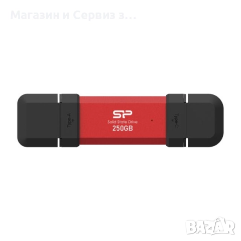 Външен SSD Silicon Power DS72 Red - 250GB