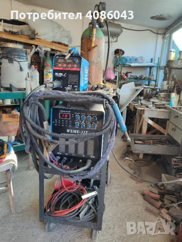 ACDC за заваряване на алуминй, модел WSME-315 INVERTER TIG/MMA WELDER, снимка 2 - Друга електроника - 52540272