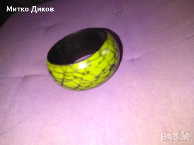 Дървена гривна красива външен диаметър 83мм и вътрешен-65мм, снимка 3 - Други - 41604894