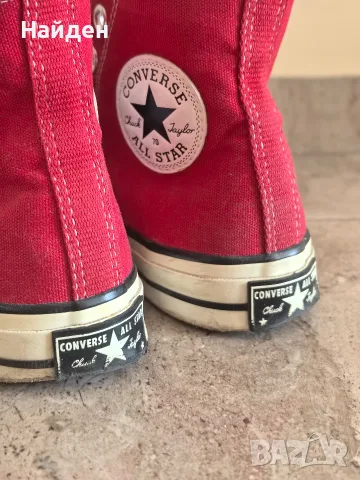Червени Converse кецове Chuck Taylor 70, размер 37, снимка 8 - Кецове - 55751719