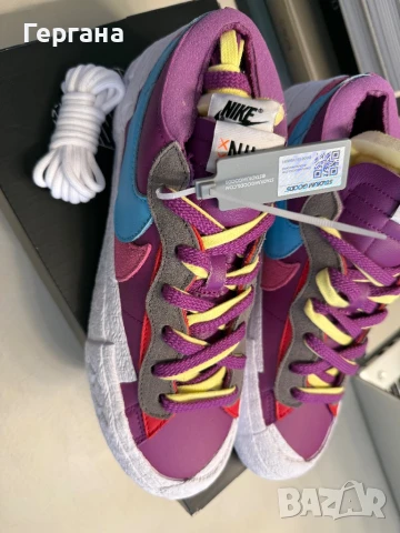 Nike кожени кецове, снимка 5 - Кецове - 50587659