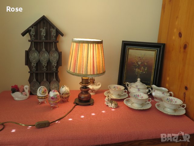 Стара, немска ,настолна лампа, снимка 3 - Настолни лампи - 41367419
