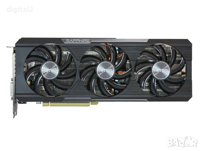 Видеокарта SAPPHIRE NITRO R9 390 8GB D5 Реновирани 3 месеца гаранция, снимка 4 - Видеокарти - 52400358