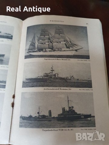 Антикварна немска книга- Германски военен флот- 1940 г, снимка 6 - Антикварни и старинни предмети - 39396701