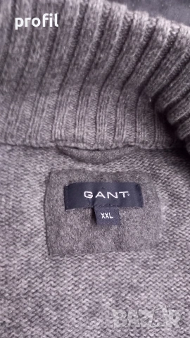 Gant XXL жилетка с вълна и алпака, снимка 10 - Пуловери - 53305409