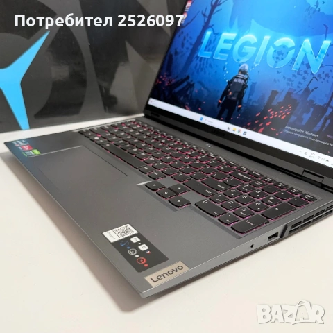 Lenovo Legion Pro 5/16” WQXGA 2.5K/Ryzen 7 5800H/RTX 3060 8GB/16GB/RGB, снимка 6 - Лаптопи за игри - 53188281