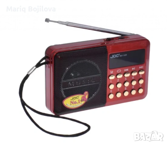 Преносимо радио JOC001, снимка 4 - Радиокасетофони, транзистори - 53625294