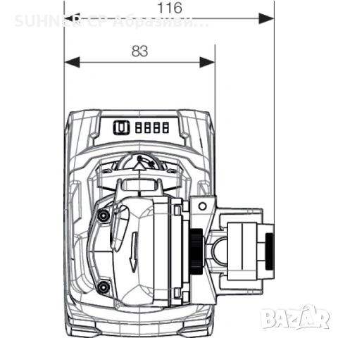 SUHNER ABG 9-R – Лентов шлайф, снимка 7 - Шлайфмашини - 53312391