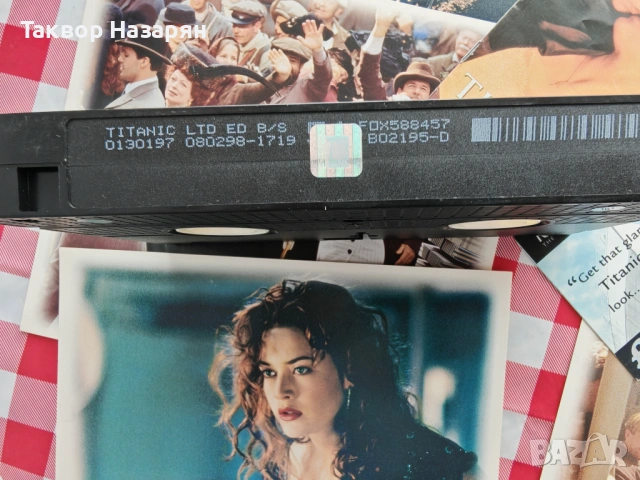 Титаник VHS и двд. , снимка 6 - DVD филми - 53654254