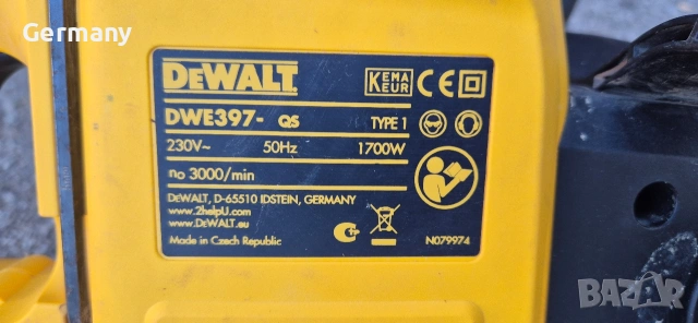 Eлектрически трион тип "Алигатор" DeWALT DWE397-QS, 1700 W, 430 мм, за тухли итонг, снимка 3 - Други инструменти - 53850769