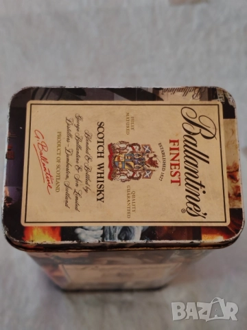 Юбилейна,тенекиена кутия от уиски Ballantines. , снимка 6 - Колекции - 52143369