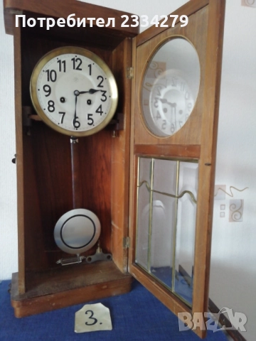 Стари стенни часовници различни модели от различни времена , снимка 9 - Антикварни и старинни предмети - 52017257