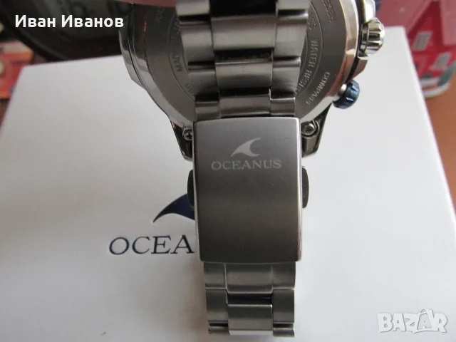 CASIO OCW-P1000 OCEANUS Cachalot TITANIUM MULTI BAND 6 10 BAR MADE IN JAPAN, снимка 9 - Мъжки - 56272036