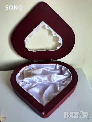 Страхотна Голяма Кутия Със Посребряване Сърце, снимка 5 - Антикварни и старинни предмети - 52787212