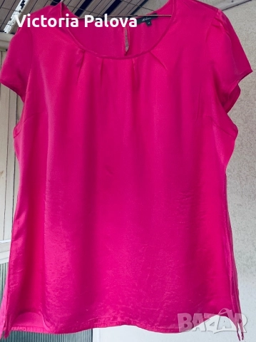 Копринена блуза DI BARI Италия, снимка 4 - Корсети, бюстиета, топове - 51664670