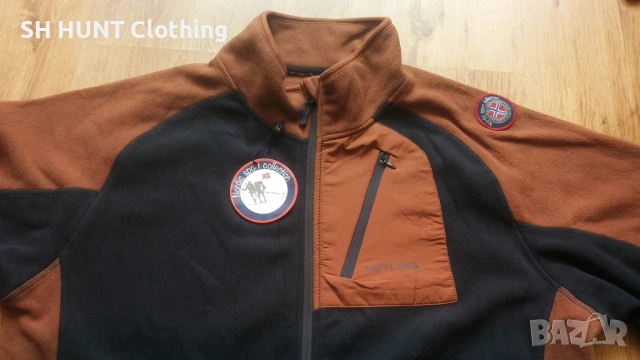 MOVE ON FLORO WITHOUT HOOD POLAR Jacket размер 2XL поларена горница - 1902, снимка 3 - Екипировка - 53145544
