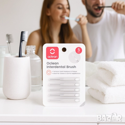 Интердентални четки Oclean, 5 броя, снимка 5 - Други - 51948091