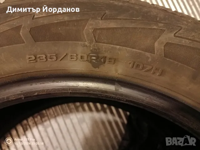 Зимни гуми Goodyear 235/60R18, снимка 7 - Гуми и джанти - 47571121