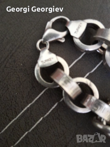 Продавам масивен сребърен ланец, снимка 5 - Колиета, медальони, синджири - 53459743