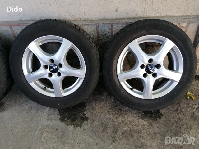 Продавам зимни гуми Мatador - 185/65/15 DOT19 с лети джанти 5х100, снимка 2 - Гуми и джанти - 51569359