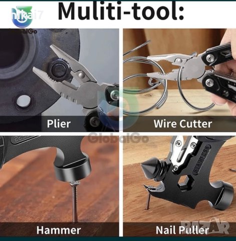 мултитул многофункционален 16в1 важен за къмпинг лов риболов, снимка 10 - Ножове - 42063756