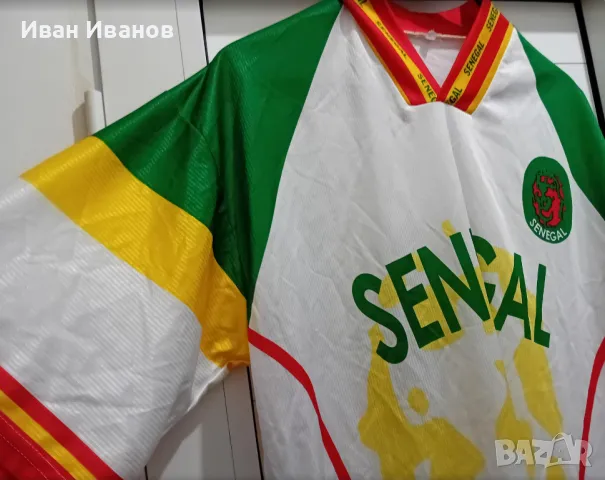 Оригинална фланелка на Сенегал - 2002г., снимка 3 - Футбол - 49323332
