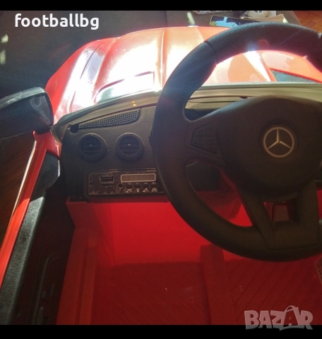 Акумулаторна кола MERCEDES с меки гуми, снимка 6 - Детски велосипеди, триколки и коли - 52415539