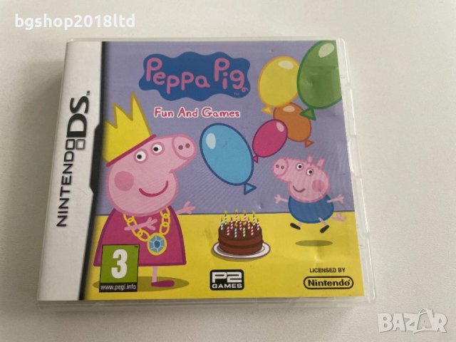 Peppa Pig: Fun and Games за Nintendo DS/DS Lite/DSi/DSi/ XL/2DS/2DS XL/3DS/3DS XL, снимка 1 - Игри за Nintendo - 42358703