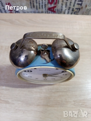 Стар Настолен Часовник "Янтар"(Jantar), снимка 5 - Антикварни и старинни предмети - 52897813