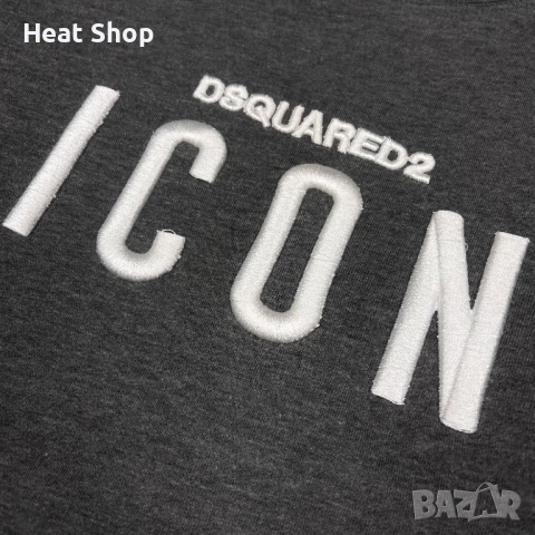 Мъжка блуза Dsquared2 Icon Big Embroidered Logo Sweatshirt, снимка 2 - Блузи - 52927179