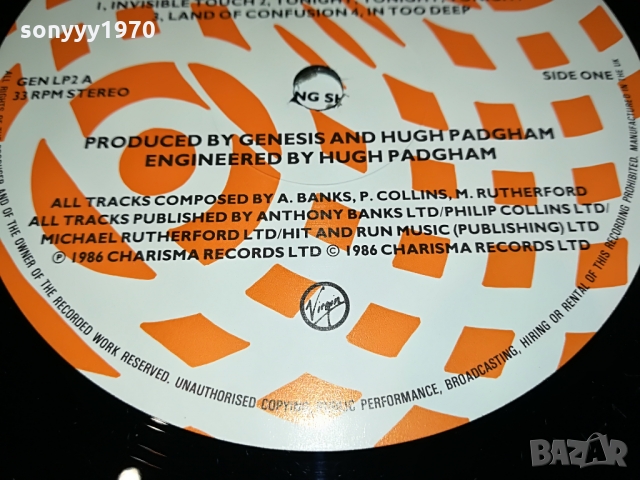 ПОРЪЧАНА-GENESIS-ПЛОЧА ВНОС ENGLAND 0803221657, снимка 15 - Грамофонни плочи - 36036874