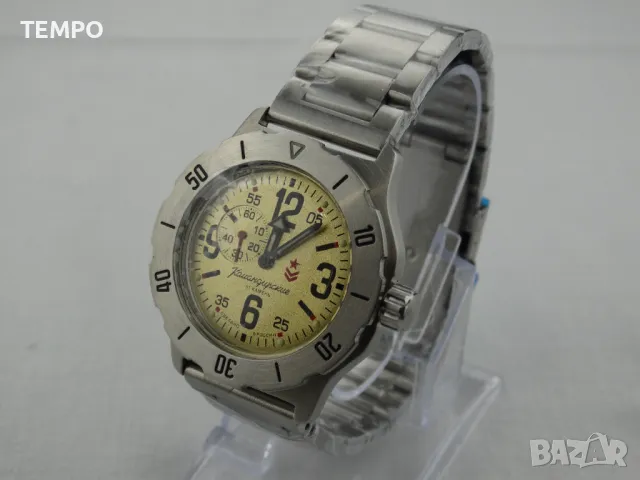 ВОСТОК КОМАНДИРСКИЕ АВТОМАТИЧЕН ref: 350749 - Верижка от стомана 316L, снимка 12 - Мъжки - 50354186