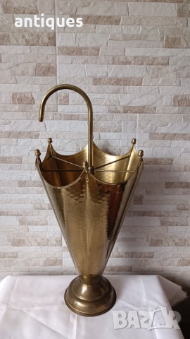 Стара поставка за чадъри - месинг - 62см